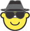 Blues brother buddy icon  