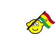 Bolivia vlag zwaaien buddy icon  geanimeerd