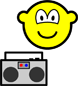 Boom box radio buddy icon  