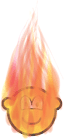 Brandende buddy icon  