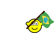 Brazilië vlag zwaaien buddy icon  geanimeerd