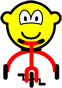 Driewieler buddy icon fietsend 