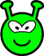 Groene buitenaardse buddy icon  