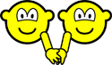 Hand vasthoudende buddy icons  