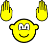Handen omhoog buddy icon  