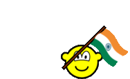 India vlag zwaaien buddy icon  geanimeerd