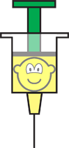 Injectiespuit buddy icon  