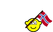 Jan Mayen vlag zwaaien buddy icon  geanimeerd