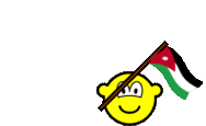 Jordanië vlag zwaaien buddy icon  geanimeerd