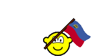 Liechtenstein vlag zwaaien buddy icon  geanimeerd