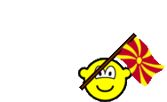 Macedonië vlag zwaaien buddy icon  geanimeerd