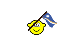 Marshall Eilanden vlag zwaaien buddy icon  geanimeerd