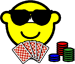 Poker buddy icon zonnebril 