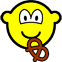 Pretzel etende buddy icon  