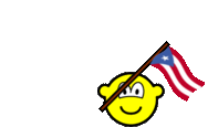 Puerto Rico vlag zwaaien buddy icon  geanimeerd