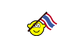 Thailand vlag zwaaien buddy icon  geanimeerd
