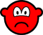 Verdrietig rood buddy icon  
