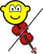 Viool spelende buddy icon  