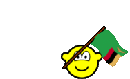 Zambia vlag zwaaien buddy icon  geanimeerd