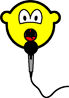 Zingende buddy icon microphone 