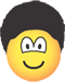 Afro emoticon  