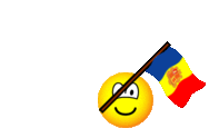 Andorra vlag zwaaien emoticon  geanimeerd