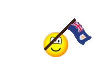 Anguilla vlag zwaaien emoticon  geanimeerd