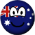 Australie emoticon vlag 