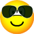 Aviators emoticon Zonnebril 