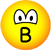 B emoticon pratende 