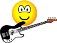 Bas gitaar emoticon  