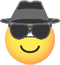 Blues brother emoticon  