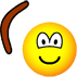 Boomerang gooiende emoticon  