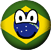Brazilie emoticon vlag 