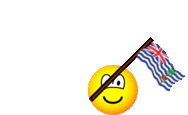 British Indian Ocean Territory vlag zwaaien emoticon  geanimeerd