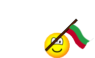 Bulgarije vlag zwaaien emoticon  geanimeerd