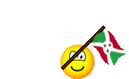 Burundi vlag zwaaien emoticon  geanimeerd