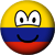 Colombia emoticon vlag 