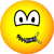 Dicht geritste emoticon  