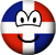 Dominicaanse Republiek emoticon vlag 