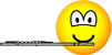 Dwarsfluit emoticon  