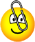 Gepaperclipte emoticon  