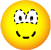 Gestippelde emoticon  