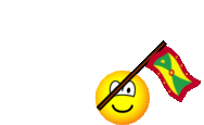 Grenada vlag zwaaien emoticon  geanimeerd