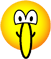 Grote neus emoticon  