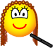 Haar steiltang emoticon