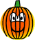 Jack-o-lantern emoticon  