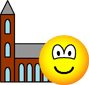 Kerk gaande emoticon  