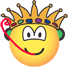 Koning kikker emoticon  
