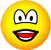 Lachende emoticon  